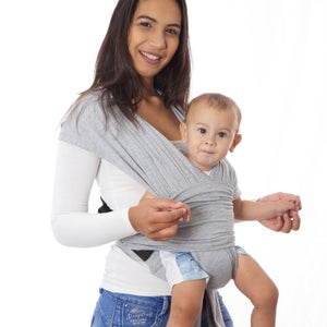 Dreamgenii SnuggleRoo Baby Carrier - Light Grey