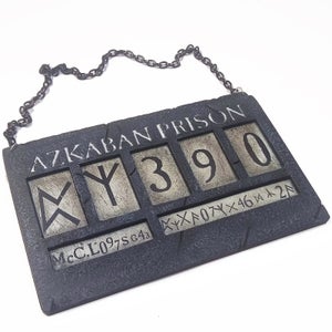 DUST! Harry Potter Azkaban Prison Sign Replica - Limited Edition Zavvi Exclusive