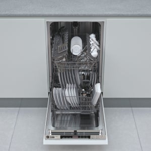 Hoover HDIH2T1047 Fully Integrated Slimline Dishwasher - Stainless Steel Control Panel