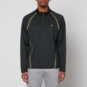 Calvin Klein Performance Stretch-Jersey Half-Zip Top