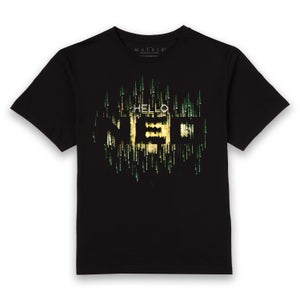 Matrix Hello Neo Unisex T-Shirt - Black