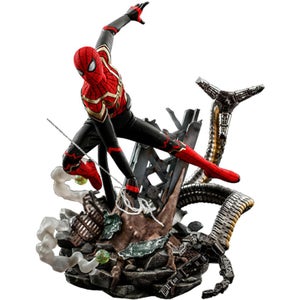 Hot Toys Marvel Spider-Man: Far From Home Movie Masterpiece Action Figure 1/6 Spider-Man (Integrated Suit) Deluxe Ver 29cm