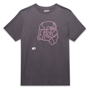 Star Wars Neon Storm Trooper Unisex T-Shirt - Charcoal