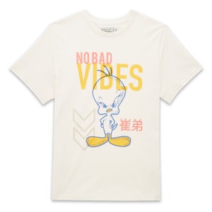 Looney Tunes No Bad Vibes Unisex T-Shirt - Cream