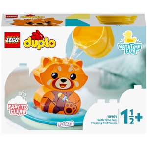 LEGO DUPLO Bath Time Fun: Floating Red Panda Baby Toy (10964)