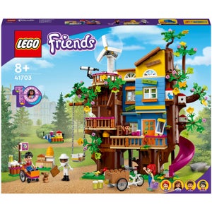 LEGO 41703 Friends Vriendschapsboomhut, met Mia en River Minipoppetjes, Creatief Speelgoed voor Kinderen vanaf 8 Jaar