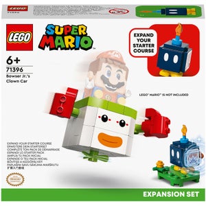 LEGO 71396 Super Mario Spel Uitbreidingsset: Bowser Jr.'s Clown-capsule, Creatief Speelgoed voor Kinderen van 6+ met Bob-omb