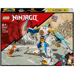 LEGO 71761 NINJAGO Set Zane's Power-upmecha EVO Actiefiguurset met Cobraslang, Bouwset voor Kinderen vanaf 6 Jaar