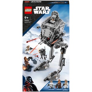 LEGO Star Wars AT-ST di Hoth con Minifigure di Chewbacca e Droide, Modellino del Film L'Impero Colpisce Ancora, 75322