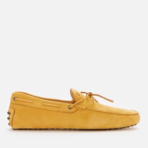 Tod's Men's Gommino Suede Driving Shoes - Yellow