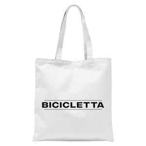 Bicicletta Tote Bag - White