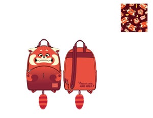 Loungefly Pixar Turning Red Panda Cosplay Backpack