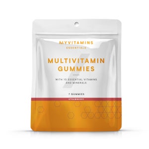Multivitamin-Fruchtgummis im Beutel (7er-Pack) – Erdbeergeschmack