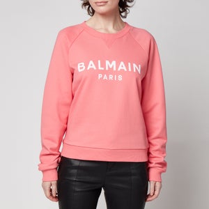 Balmain Women's Printed Balmain Sweatshirt - Pink