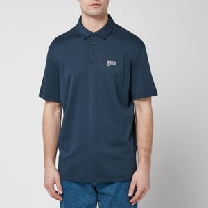 Armani Exchange Men's Small Blocks AX Polo Shirt - Navy Blazer