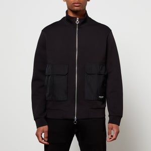 Armani Exchange Men's Front Pockets Zip-Through Sweatshirt - Black