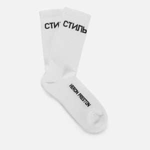 Heron Preston Men's Ctnmb Long Socks - White