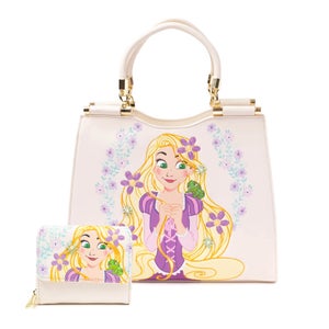 Loungefly Disney Tangled 3D Floral Handbag and Wallet Set - VeryNeko Exclusive