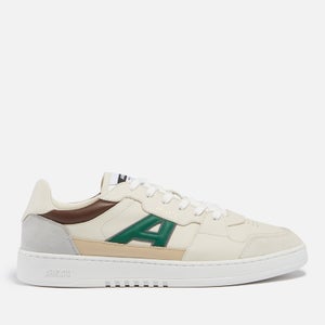 Axel Arigato Men's A-Dice Lo Leather Trainers - Green/Brown