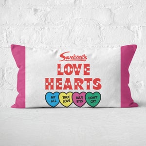 Swizzels Mini Love Hearts Rectangular Cushion