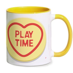 Swizzels Love Hearts Play Time Mug - Yellow