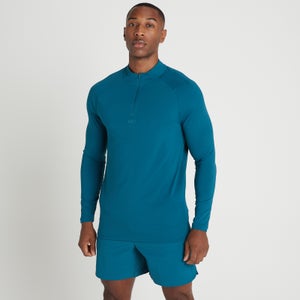 MP vīriešu sporta krekls ar ¼ rāvējslēdzēju “Tempo Ultra” — Tumši zils