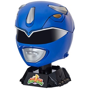 Power Rangers Lightning Collection Mighty Morphin - Casco del Power Ranger Blu da Collezione
