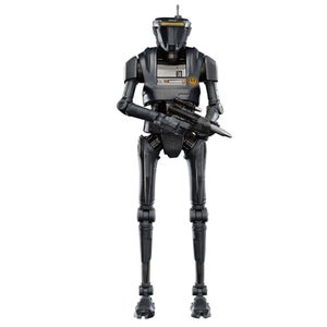 Figura de acción de 6 pulgadas - Hasbro Star Wars La Serie Negra Droide de Seguridad de la Nueva República