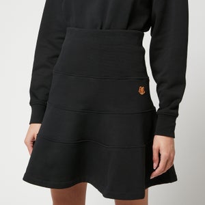 KENZO Women's Tiger Crest Mini Flare Skirt - Black