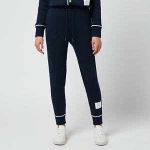 Thom Browne Women's Contrast Stitch Sweatpants - Navy