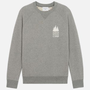 Maison Kitsuné Men's Mini Camp Sweatshirt - Grey Melange