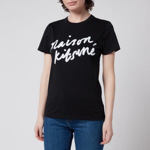 Maison Kitsuné Women's Handwriting T-Shirt - Black