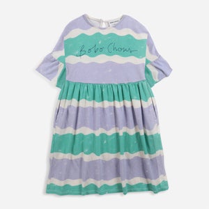 BoBo Choses Kids' Waves All Over Sleeveless Dress