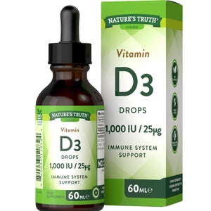 Vitamin D3 Drops 1,000IU - 60ml