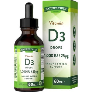 Vitamin D3 Drops 1,000IU - 60ml