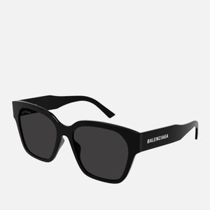 Balenciaga Women's Square Sunglasses - Black/Grey