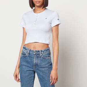 Champion Women's Crop Slim Rib T-Shirt - Lilac