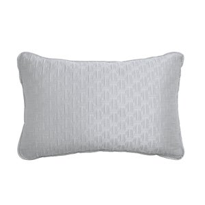 Ted Baker T Quilted Cushion - 60x40cm - Silver