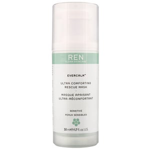 REN Clean Skincare Face Evercalm Ultra Comforting Rescue Mask 50ml / 1.7 fl.oz.