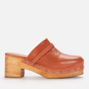 Free People Women's Calabasas Heeled Clogs - Tan