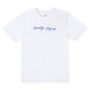 Emily In Paris Signature Unisex T-Shirt - White