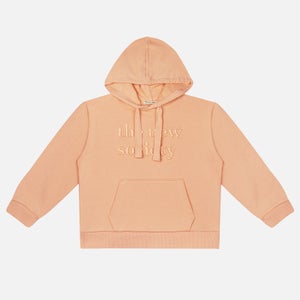 The New Society Kids' Logo Kangaroo Sweater - Pink