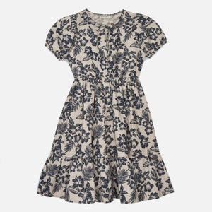 The New Society Girls' Hibiscus Dress - Blue