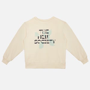 The New Society Kids' Denise Sweater - White