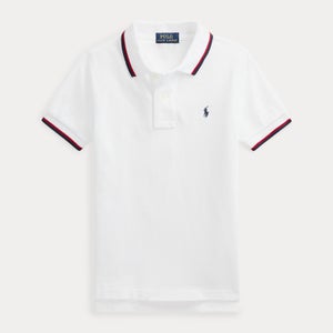 Ralph Lauren Boys' Short Sleeve Polo Shirt - White