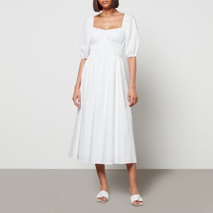 Faithfull The Brand Women's Harmonita Midi Dress - Plain White