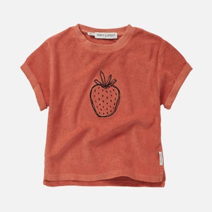 Sproet + Sprout Strawberry Terry T-Shirt - Cafe