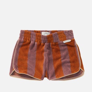 Sproet + Sprout Terry Sport Shorts Stripe - Orchid Stripe