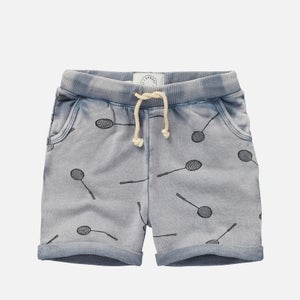 Sproet + Sprout Badminton Print Shorts - Stone Grey