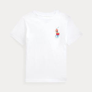 Polo Ralph Lauren Boys' Ombre Horse T-Shirt - White